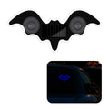 Bat-shaped Universal Solar Power Atmosphere Light Dynamic Gradient LED Fit Car Interior Ambient Light Decoration Accessory RGB
