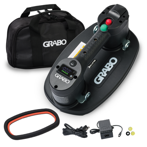 GRABO Pro Lifter 20 Cordless Portable Vacuum Suction Cup 375 lb Glass